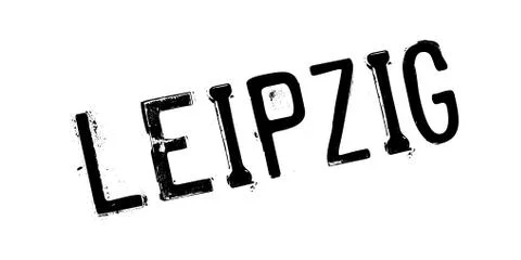 Leipzig rubber stamp Illustrazione stock