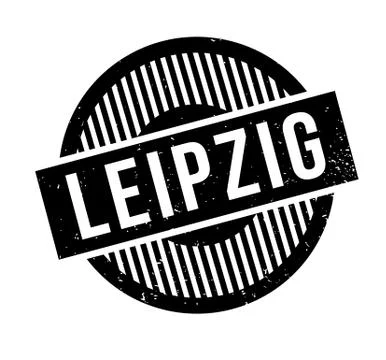 Leipzig rubber stamp Ilustración de archivo