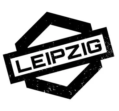Leipzig rubber stamp Ilustración de archivo