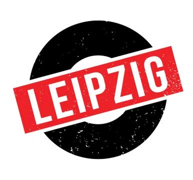 Leipzig rubber stamp Illustrazione stock