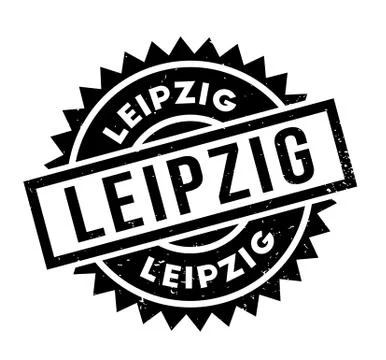 Leipzig rubber stamp Illustrazione stock