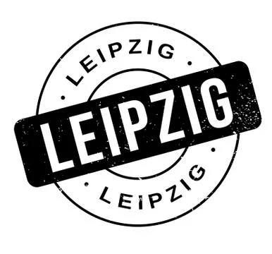 Leipzig rubber stamp Illustrazione stock