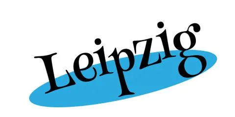 Leipzig rubber stamp 스톡 일러스트