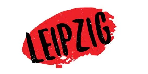 Leipzig rubber stamp Illustrazione stock