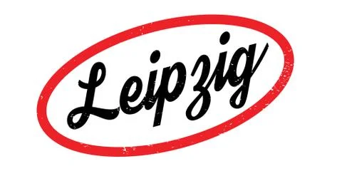 Leipzig rubber stamp Illustrazione stock