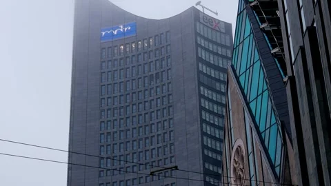 Leipzig, saxony, germany - 08 02 2026: the headquarters of mdr television in Stock-Footage 328852811