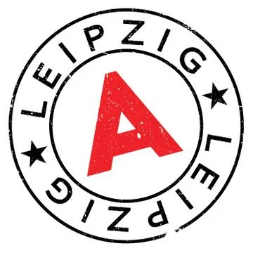 Leipzig stamp rubber grunge Stock Illustration