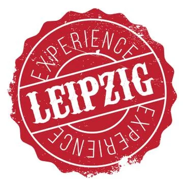 Leipzig stamp rubber grunge Illustrazione stock