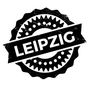 Leipzig stamp rubber grunge Illustrazione stock