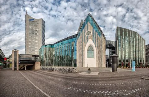 Leipziger Augustusplatz Stock Photos