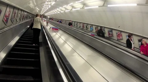 Leiscester Square Escalator Видео 41583225