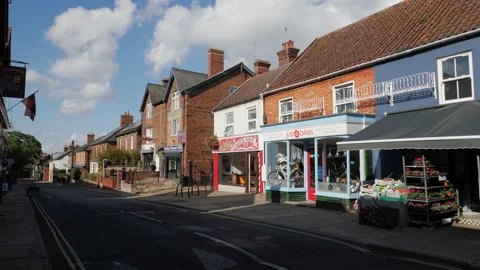 Leiston High Street Stock Footage 209155367