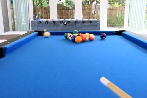 Leisure centre with pool game Stock Photos