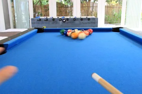 Leisure centre with pool game Stock Photos