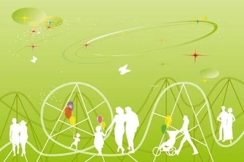 Leisure park Stock Illustration