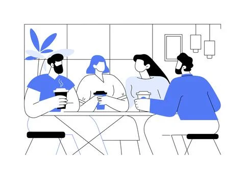 Leisure time isolated cartoon vector illustrations. Ilustración de archivo
