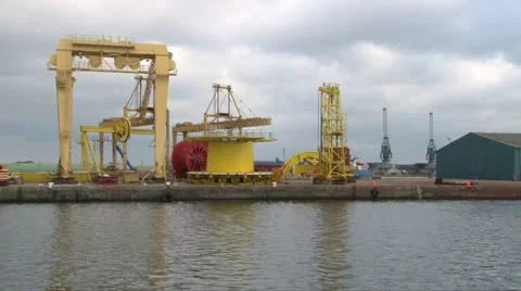 Leith Docks Stock Footage 10885250