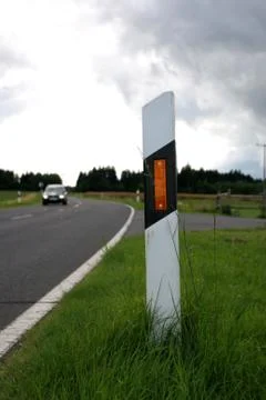 Leitpfosten Stock Photos