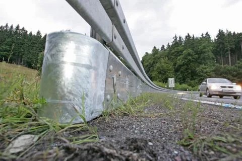 Leitplanke Stock Photos