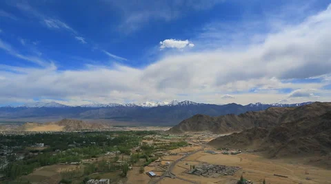Lekh  panoram mountains in the vicinity of Stock Footage 40839318