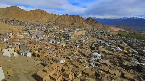 Lekh  panoram  old quarters Video stock 40839633