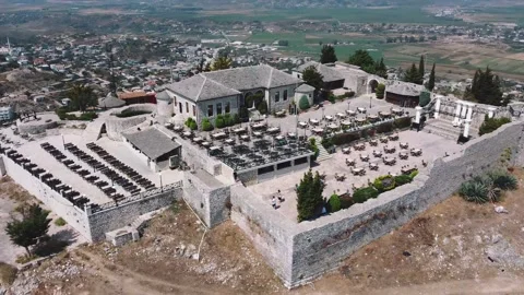 Lekursi Castle  Stock Footage 158406420