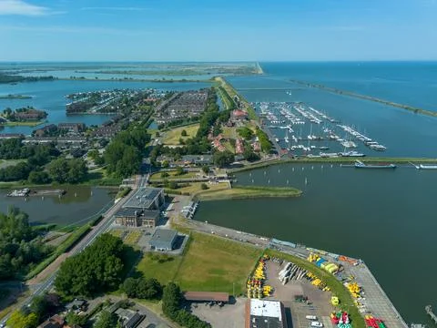 Lelystad Haven Foto stock