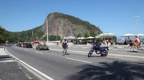 Leme Copacabana Stock Footage 37628954