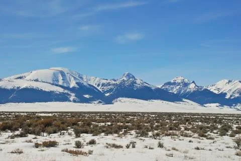 The lemhi valley Stock Photos
