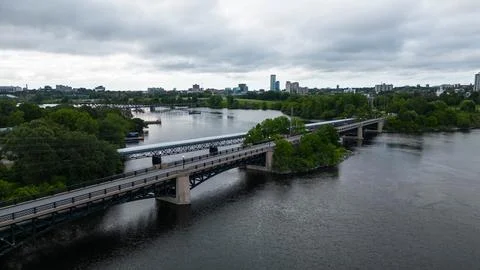Lemieux Bridge Stock Photos