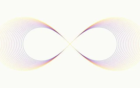Lemniscate Phase Stack Abstract Geometric Pattern Background Stock Illustration