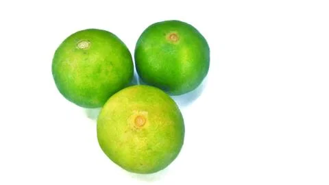 Lemon 2 effect, white background image Stock Photos