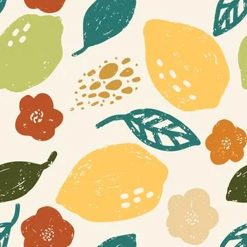 Lemon Abstract grunge texture stylized pattern rapport vector Illustrazione stock