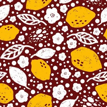 Lemon Abstract grunge texture stylized pattern rapport vector Stock Illustration