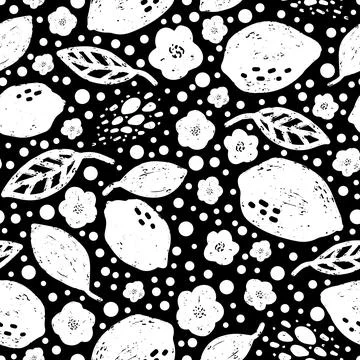 Lemon Abstract grunge texture stylized pattern rapport vector Stock Illustration