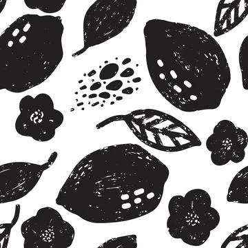 Lemon Abstract grunge texture stylized pattern rapport vector Stock Illustration