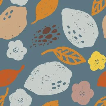 Lemon Abstract grunge texture stylized pattern rapport vector Stock Illustration