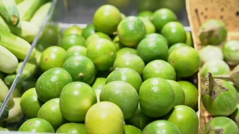 Lemon and cucumber in the tray Stock Footage 104142916