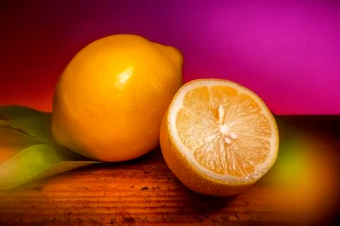 Lemon and half Stock Photos