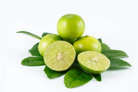 Lemon and lemon slice fresh from natural Foto stock