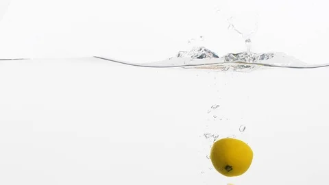 Lemon and lime half pieces Stock Footage 99724738