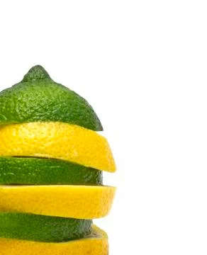 Lemon and lime 스톡 사진