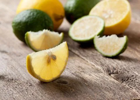 Lemon and lime Stock Photos