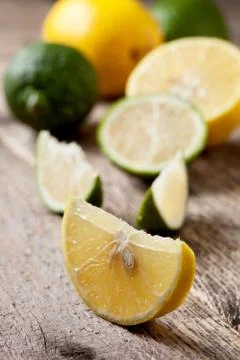 Lemon and lime Stock Photos