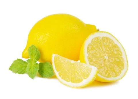 Lemon and mint Stock Photos