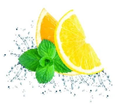 Lemon and orange Foto stock