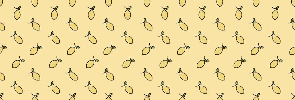 Lemon background. Stock Illustration