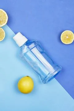 Lemon based cosmetics Stock Photos