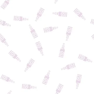Lemon beer glyph vector seamless pattern イラスト素材