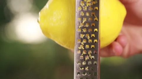 Lemon being grated Stock Footage 51410024